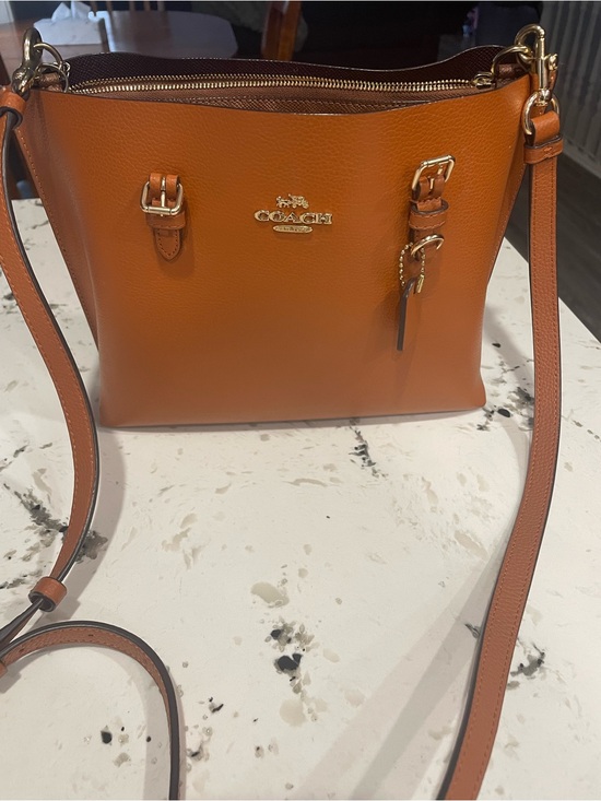 Coach Handbags - Coach Mollie Tote 25 in Ginger/Brown Leather - Like New